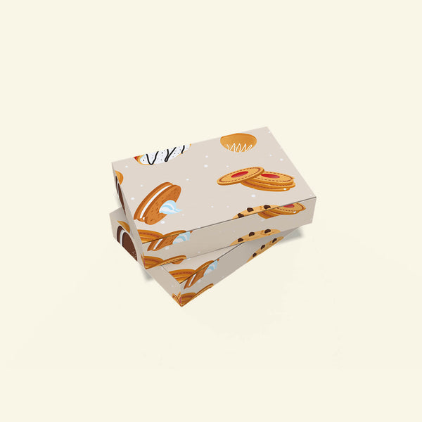Elegant Flip Cover Boxes for Cookies, Biscuits & Treats