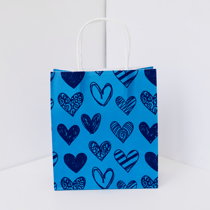 Blue Gift Paper Bag