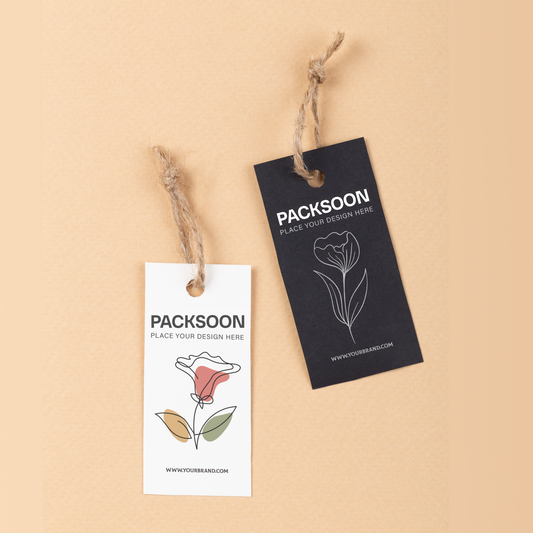 Eco Paper Tags | Price tags for dresses, shirts, and garments  Brand identity tags for handmade or organic fashion
