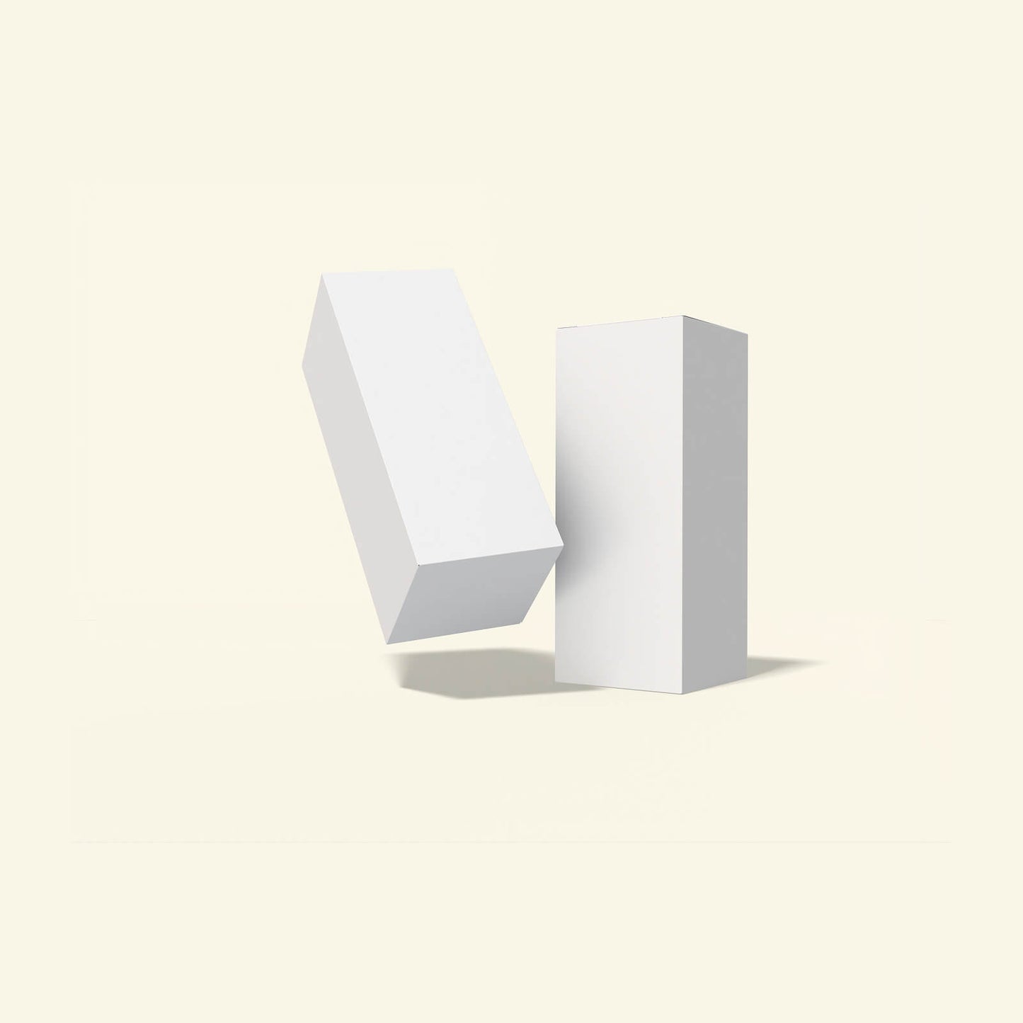 Tuck end packaging box for premium cosmetic products