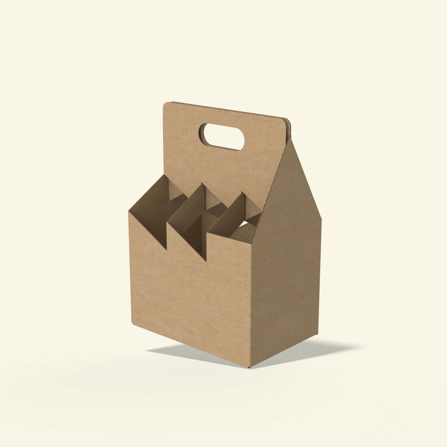 Six-Pack Beverage Carrier Box