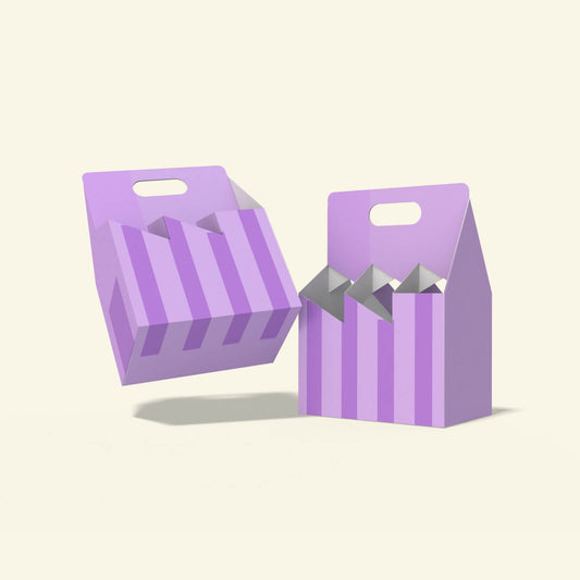 Six-Pack Beverage Carrier Box